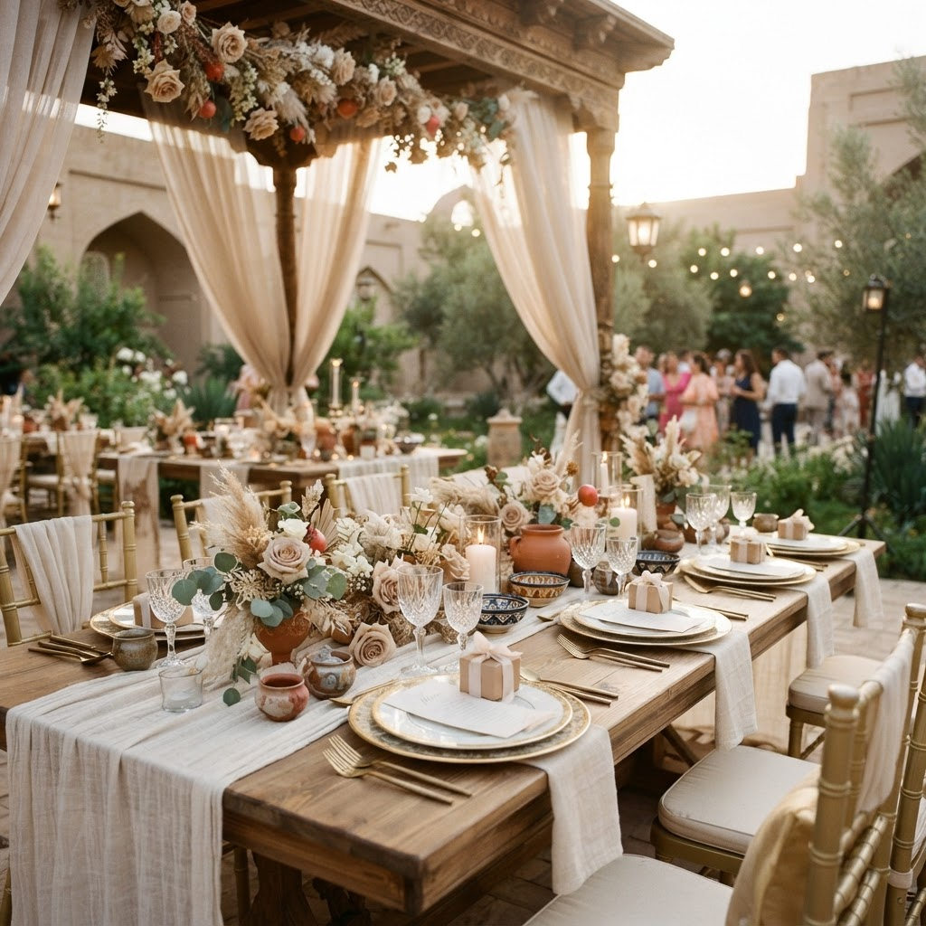 Wedding website preview for Madina & Aziz